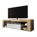 Gabinete de soporte de TV LED de madera UV de alto brillo
